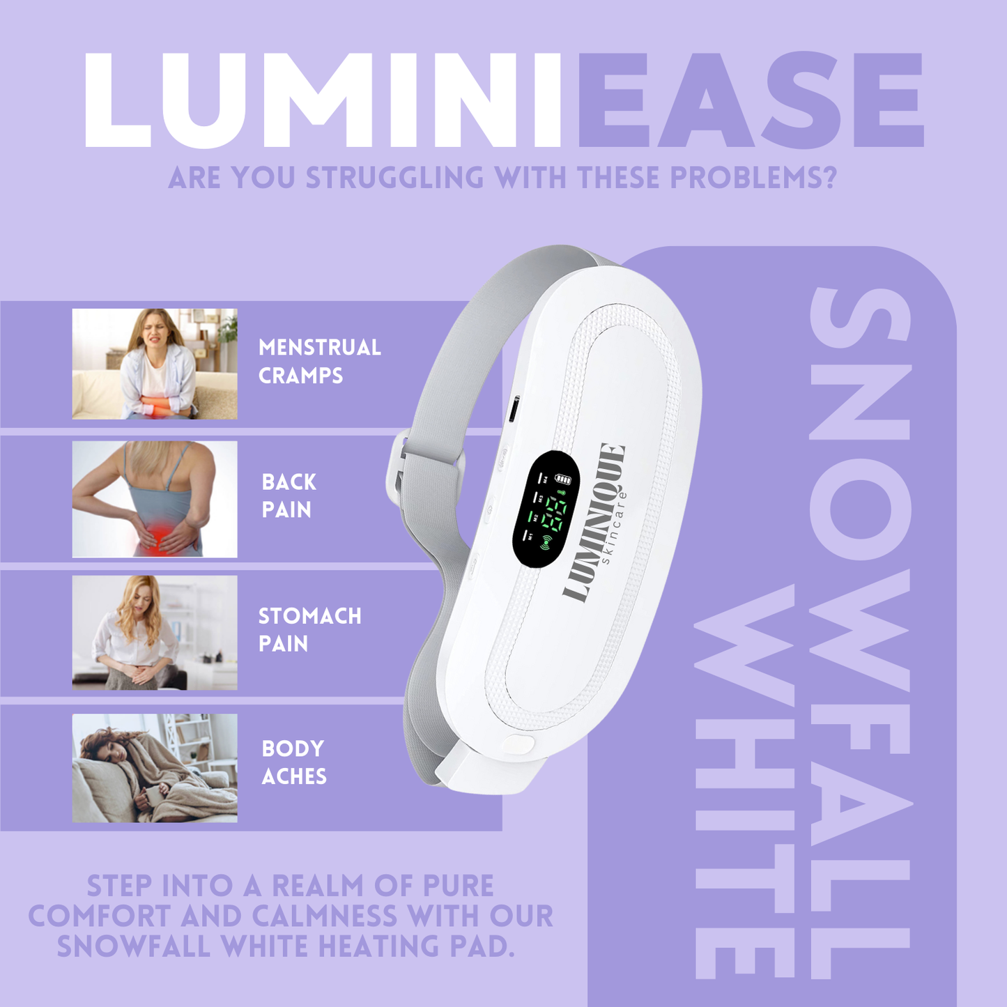 LuminiEase Menstrual Heat Therapy